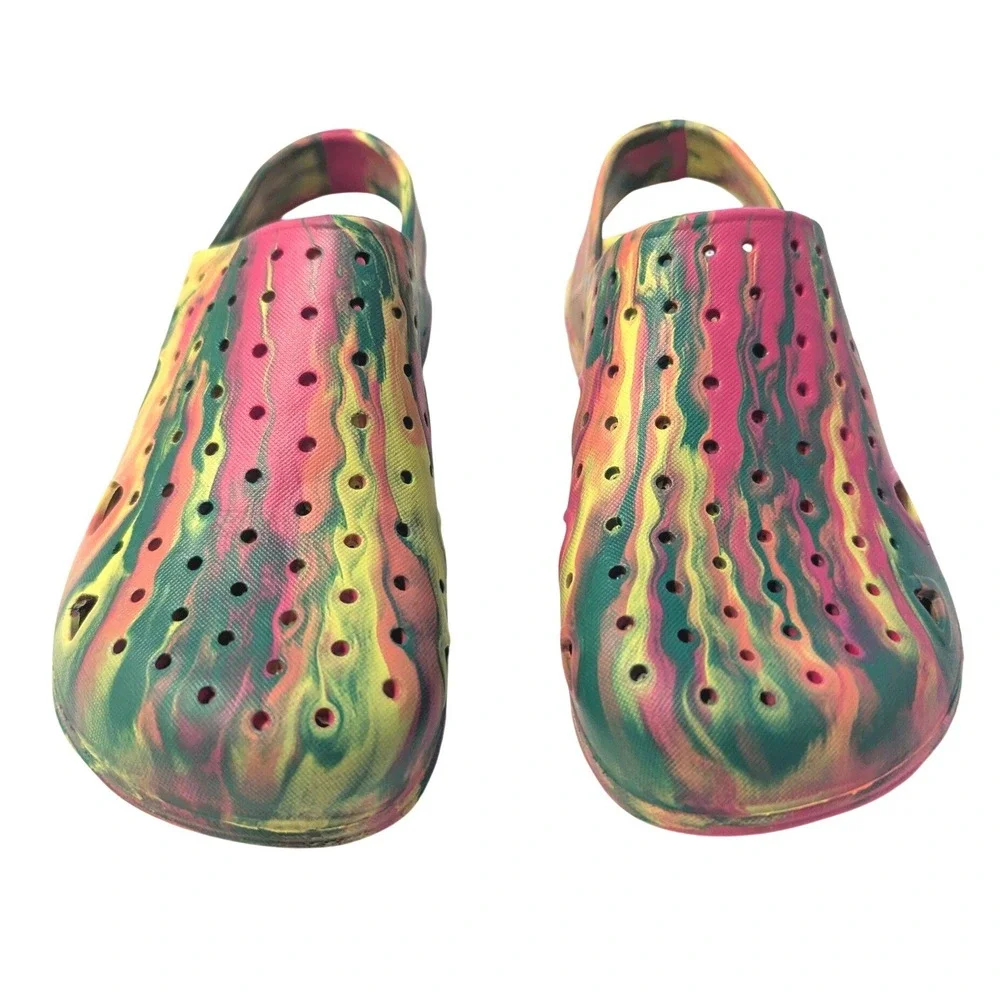 Totes Everywear Kids Kids Splash and Play Clog Multi Color Slip On Shoes Sz 13-1